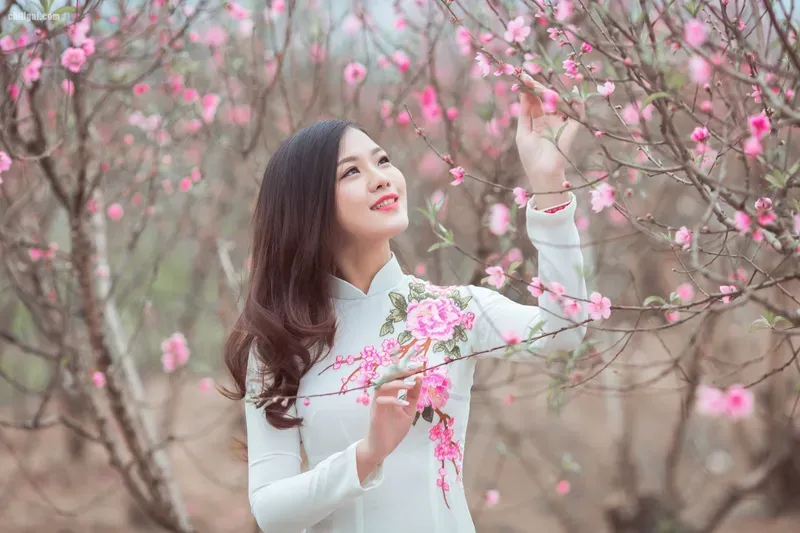 gái xinh áo dài 13