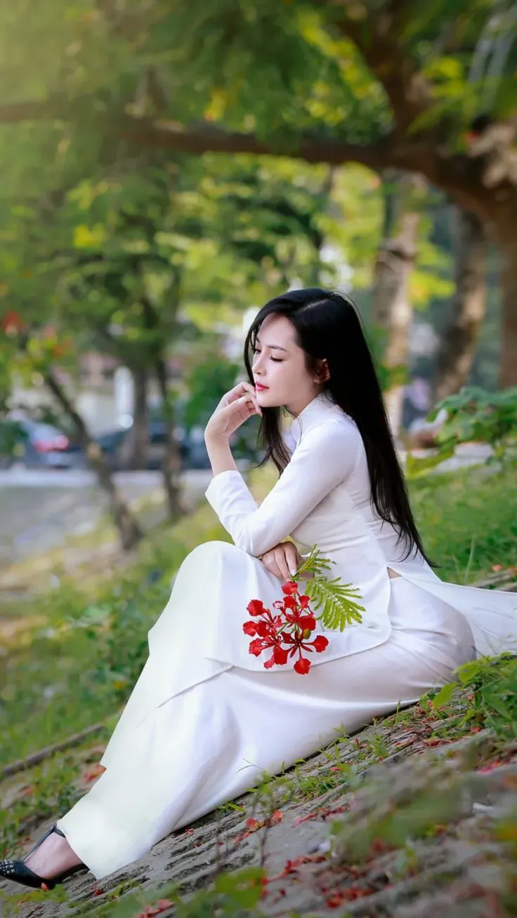 gái xinh áo dài 27
