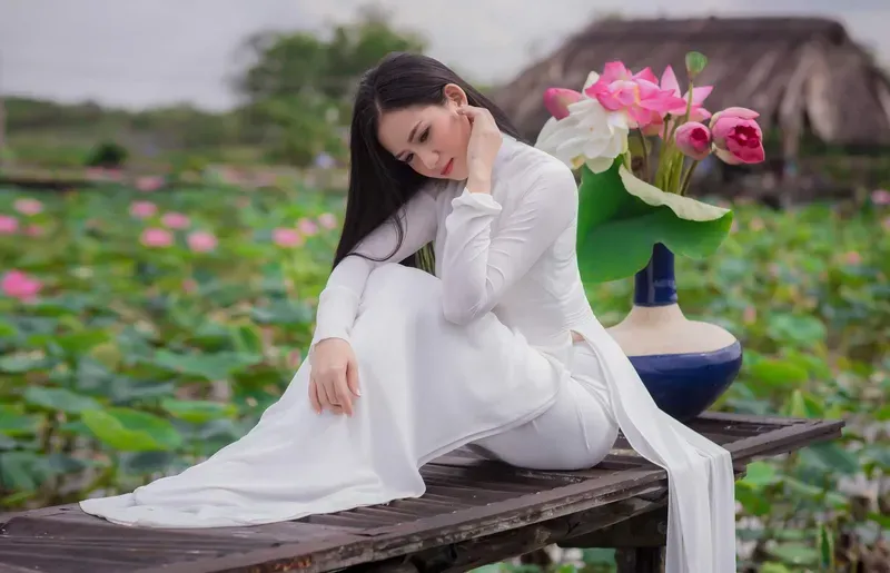 gái xinh áo dài 32