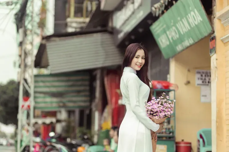 gái xinh áo dài 35