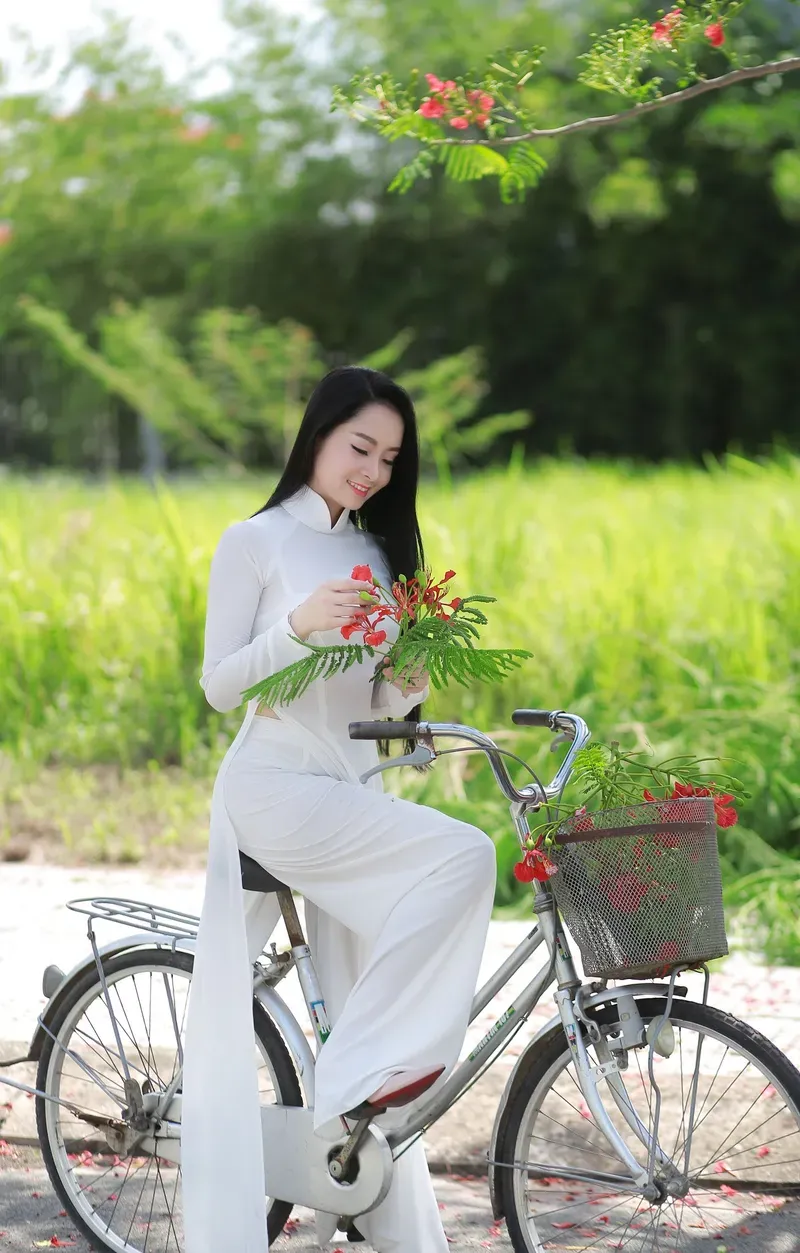 gái xinh áo dài 43