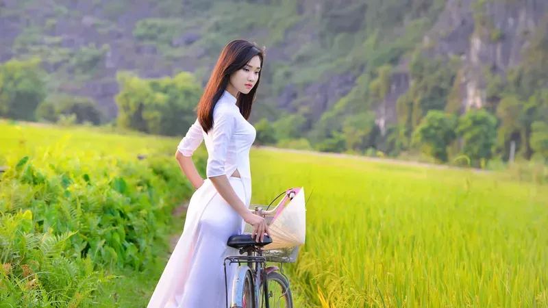 gái xinh áo dài 45