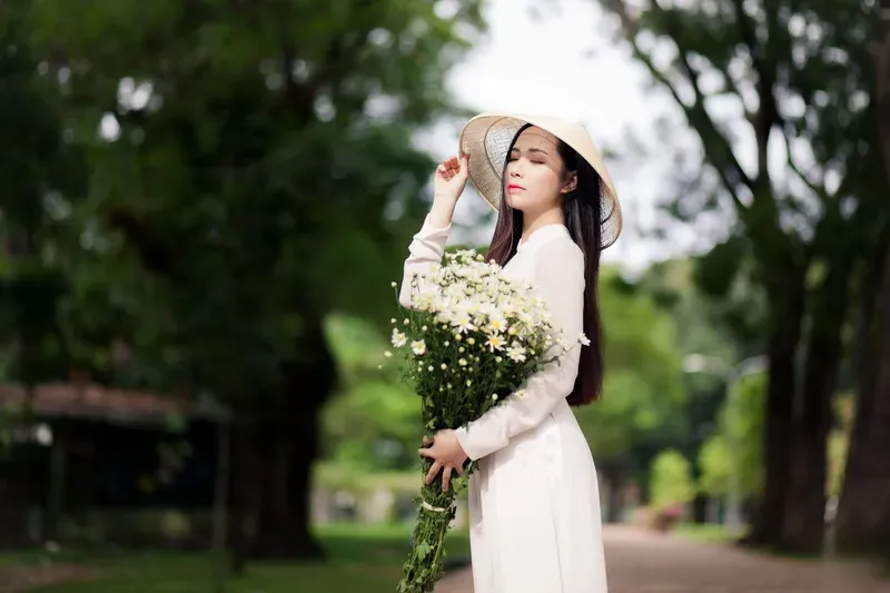 gái xinh áo dài 46