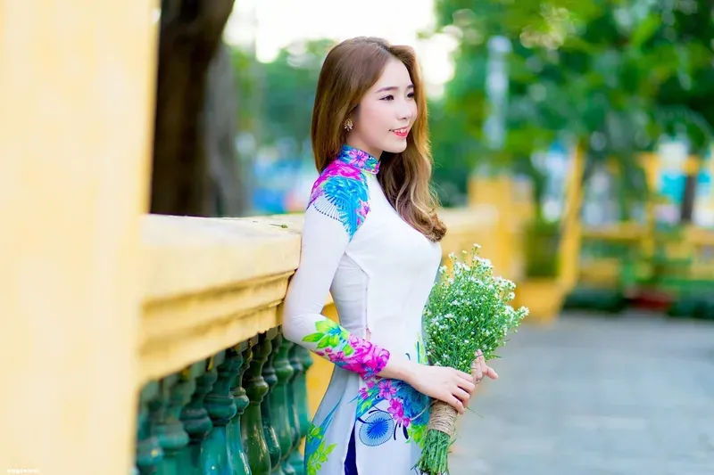 gái xinh áo dài 48